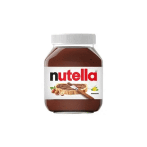 nutella hazelnut chocolate spread glass bottle