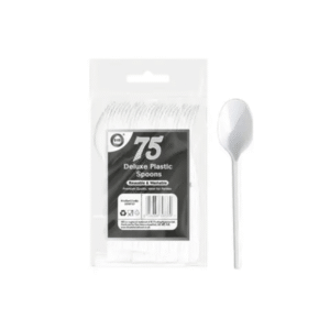 did deluxe white plastic spoons