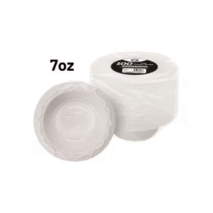 dina 7oz plastic bowls