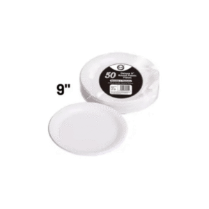 dina 9 round plastic plates deluxe