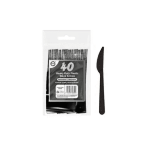 dina plastic black knives