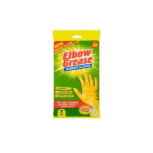 elbow grease 1pk rubber gloves (m)