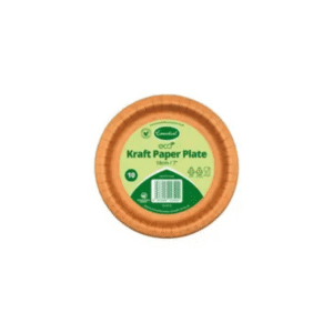 essential 18cm kraft paper plates