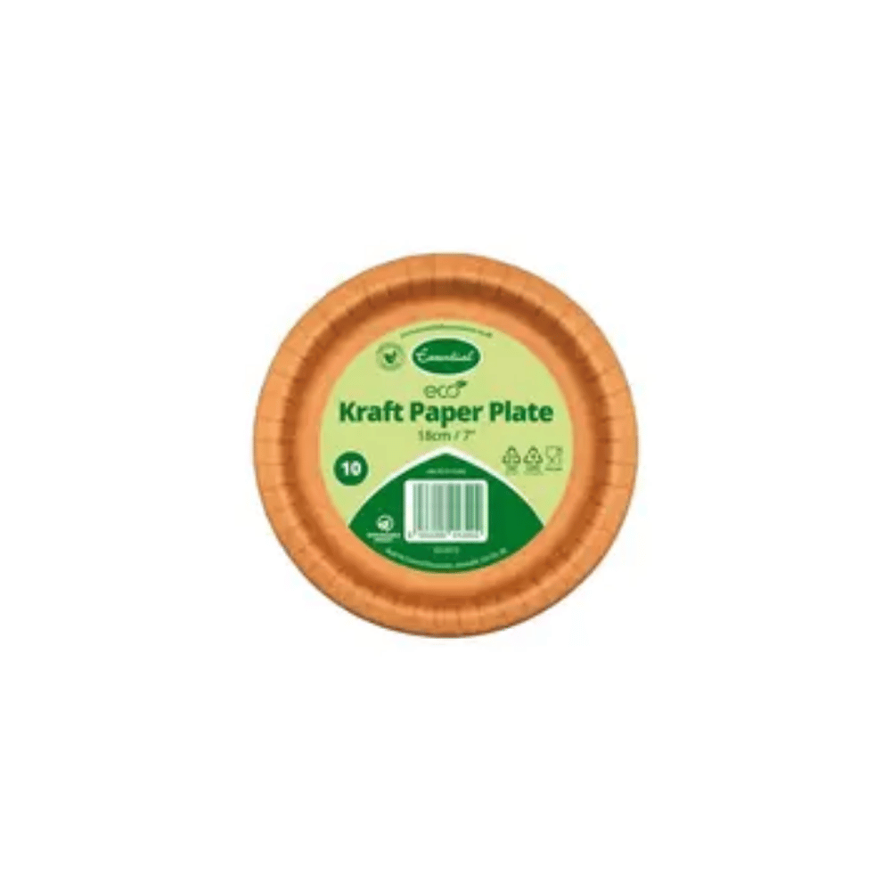 essential 18cm kraft paper plates essential 18cm kraft paper plates