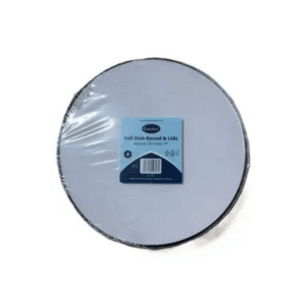 essential 9inch round foil container & lids