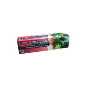 essential large lock fresh reusable freezer bags
