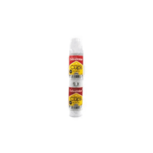 essential sv white plastic cups