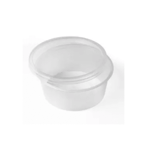lll 12oz round plastic container & lids