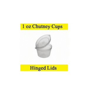 lll 1oz chutney cups hinge sauce cups