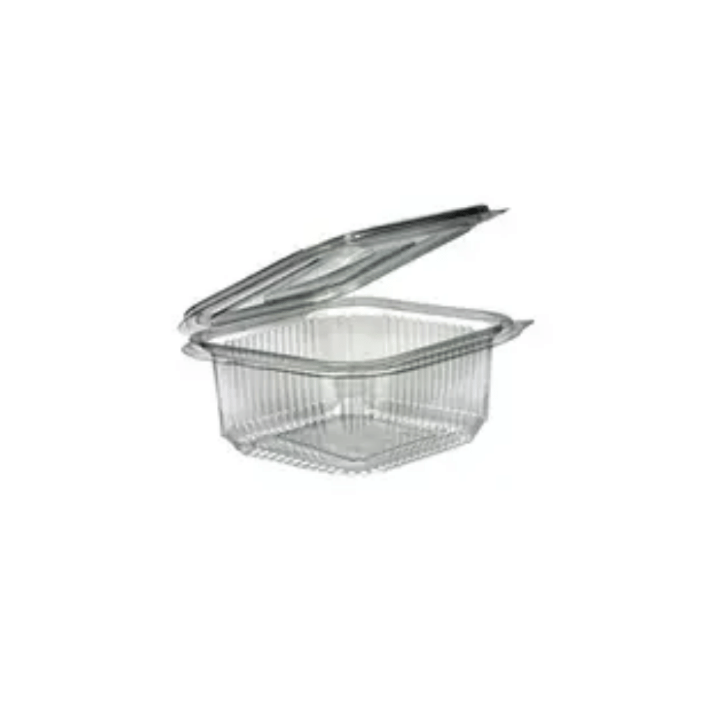 lll 500 hinged square salad container lll 500 hinged square salad container