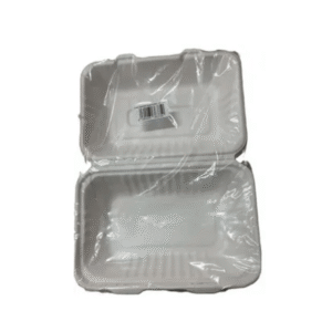 lll hb10 bagasse 9x6 inch clamshell box