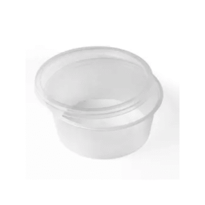 lll round container & lids 6oz (150ml)