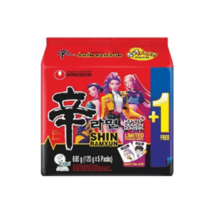 nongshim shin red ramyun super spicy 4+1 free