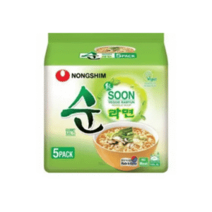 nongshim veggie soon ramyun noodles 5s