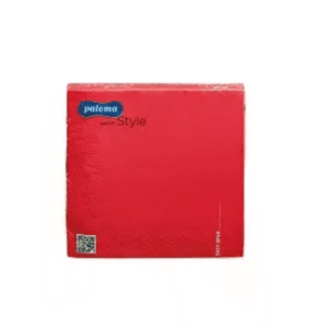 paloma 2ply red napkins 40x40cm box