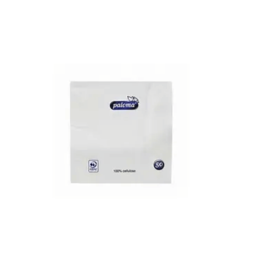 paloma 2ply white napkins 40x40cm box paloma 2ply white napkins 40x40cm box