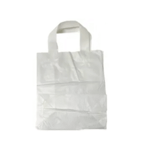 sos medium white plastic carrier bags