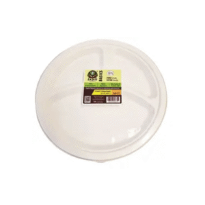 stl 10'''' round 3 compartment plates