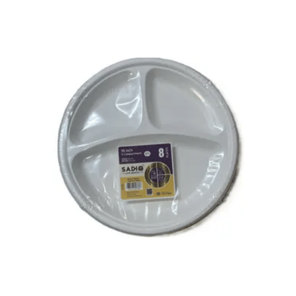 stl 10''''3 compartment round plates stl 10''''3 compartment round plates