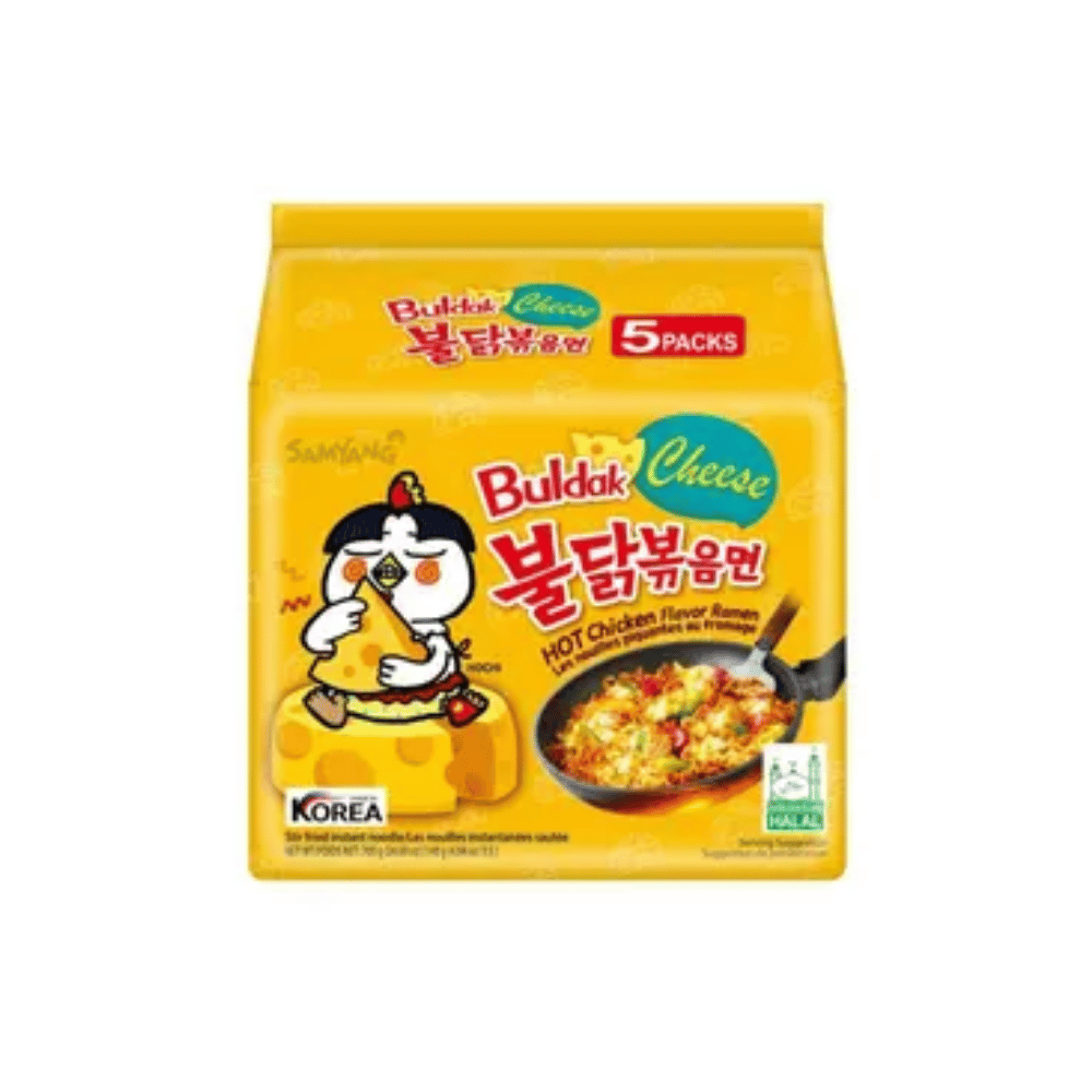 samyang cheese hot chicken buldak noodles samyang cheese hot chicken buldak noodles