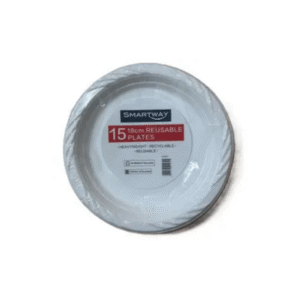 smartway 7'''' reusable plastic plates(18cm)