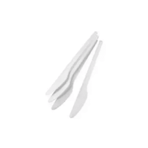 smartway white plastic knives reusable