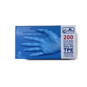 tpe blue disposable gloves powder free(l)
