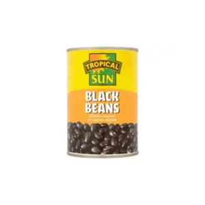 tropical sun black beans tins