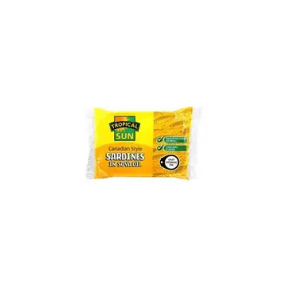 tropical sun canadian sardines in soya oil tropical sun canadian sardines in soya oil