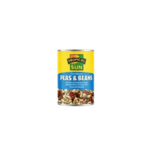tropical sun peas & beans tins
