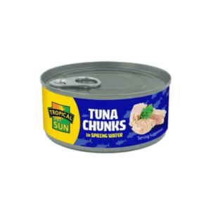 tropical sun tuna chunks in spring water