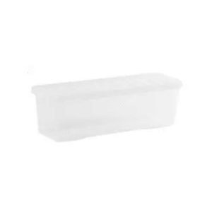 wham cd shallow shelf box & lid clear