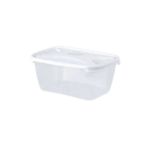 wham rectangular food box with lid clear
