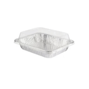 zoom foil serving dish with lid rect
