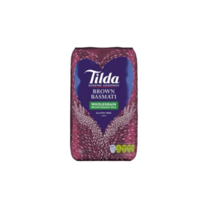 tilda brown basmati rice 8 x 1kg